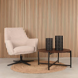 LABEL51 Salontafel Dox - Espresso - Mangohout - 70 cm - Zwart van LABEL51 - laagste prijs offerte van PureWonen