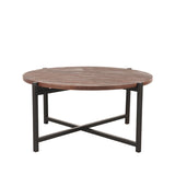 LABEL51 Salontafel Dox - Espresso - Mangohout - 70 cm - Zwart van LABEL51 - laagste prijs offerte van PureWonen