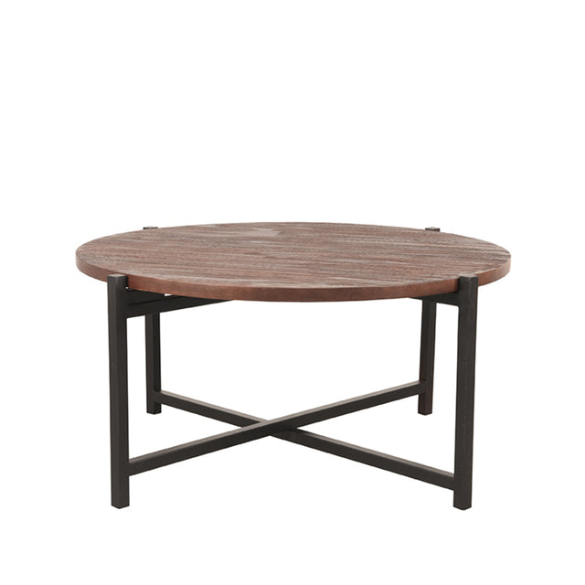 LABEL51 Salontafel Dox - Espresso - Mangohout - 70 cm - Zwart van LABEL51 - laagste prijs offerte van PureWonen