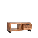 LABEL51 Salontafel Glasgow - Rough - Mangohout - 110 cm van LABEL51 – Luxe comfort op maat van PureWonen. Vraag naar de beste prijs.