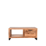 LABEL51 Salontafel Glasgow - Rough - Mangohout - 110 cm van LABEL51 – Luxe comfort op maat van PureWonen. Vraag naar de beste prijs.
