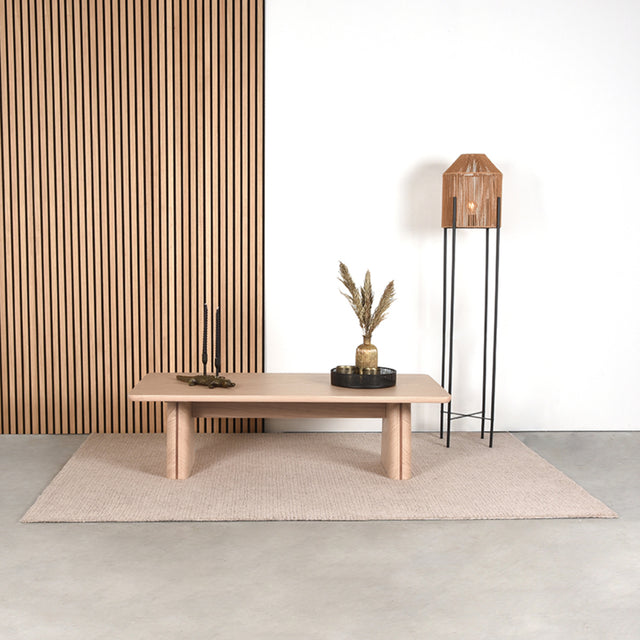 LABEL51 Salontafel Jule - Naturel - Eiken - 140 cm van LABEL51 – Luxe comfort op maat van PureWonen. Vraag naar de beste prijs.