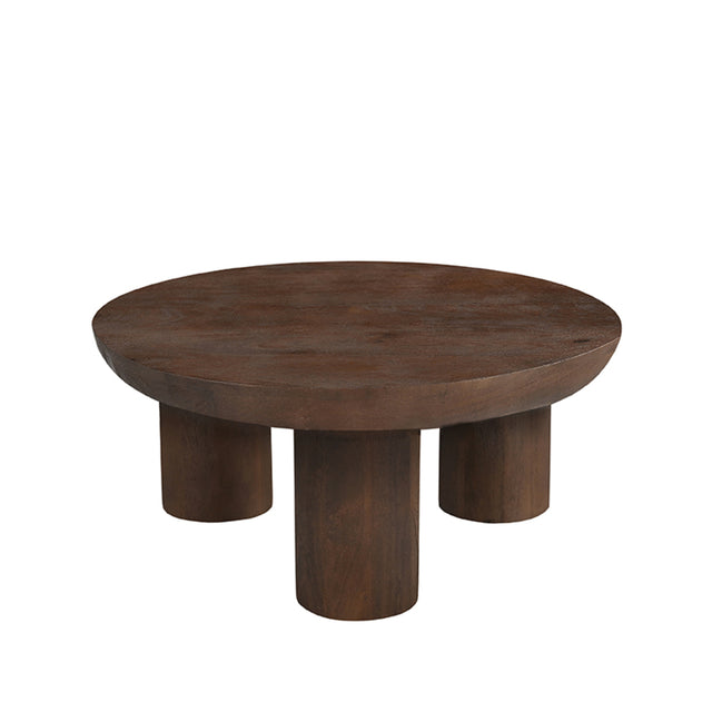 LABEL51 Salontafel Olly - Espresso - Mangohout - 90 cm van LABEL51 – Luxe comfort op maat van PureWonen. Vraag naar de beste prijs.