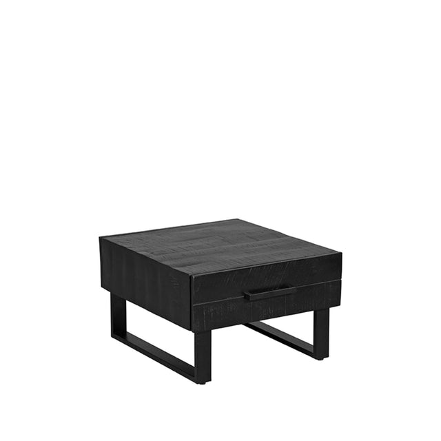 LABEL51 Salontafel Santos - Zwart - Mangohout - 70 cm van LABEL51 - laagste prijs offerte van PureWonen