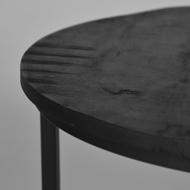 LABEL51 Salontafel Double - Zwart - Mangohout - 70 cm van LABEL51 - laagste prijs offerte van PureWonen