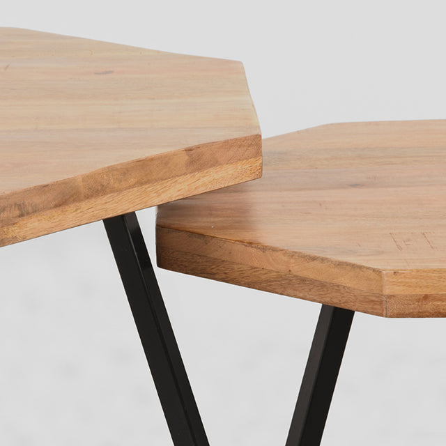 LABEL51 Salontafel Figure - Rough - Mangohout - 70 cm van LABEL51 – Luxe comfort op maat van PureWonen. Vraag naar de beste prijs.