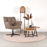 LABEL51 Salontafel Figure - Rough - Mangohout - 70 cm van LABEL51 – Luxe comfort op maat van PureWonen. Vraag naar de beste prijs.