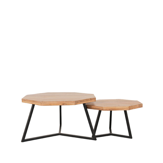 LABEL51 Salontafel Figure - Rough - Mangohout - 70 cm van LABEL51 – Luxe comfort op maat van PureWonen. Vraag naar de beste prijs.