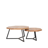 LABEL51 Salontafel Figure - Rough - Mangohout - 70 cm van LABEL51 – Luxe comfort op maat van PureWonen. Vraag naar de beste prijs.