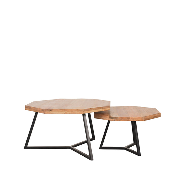 LABEL51 Salontafel Figure - Rough - Mangohout - 70 cm van LABEL51 – Luxe comfort op maat van PureWonen. Vraag naar de beste prijs.