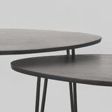 LABEL51 Salontafel Frisk - Zwart - Mangohout - 68 cm van LABEL51 – Luxe comfort op maat van PureWonen. Vraag naar de beste prijs.