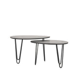 LABEL51 Salontafel Frisk - Zwart - Mangohout - 68 cm van LABEL51 – Luxe comfort op maat van PureWonen. Vraag naar de beste prijs.