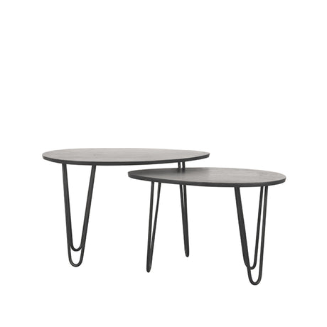 LABEL51 Salontafel Frisk - Zwart - Mangohout - 68 cm van LABEL51 – Luxe comfort op maat van PureWonen. Vraag naar de beste prijs.