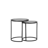 LABEL51 Salontafel Set Pair - Antiek ash - Metaal - 40 cm van LABEL51 – Luxe comfort op maat van PureWonen. Vraag naar de beste prijs.