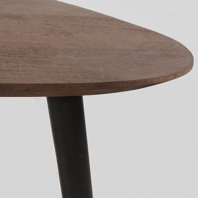 LABEL51 Salontafel Rock - Espresso - Mangohout - 110 cm van LABEL51 – Luxe comfort op maat van PureWonen. Vraag naar de beste prijs.