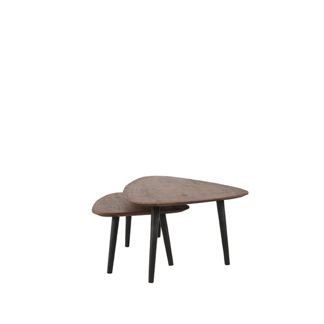 LABEL51 Salontafel Rock - Espresso - Mangohout - 110 cm van LABEL51 – Luxe comfort op maat van PureWonen. Vraag naar de beste prijs.