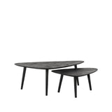 LABEL51 Salontafel Set Rock - Zwart - Mangohout - 110 cm van LABEL51 – Luxe comfort op maat van PureWonen. Vraag naar de beste prijs.
