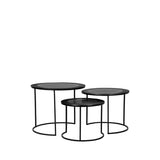 LABEL51 Salontafel Set Tres - Zwart - Metaal - 55 cm van LABEL51 – Luxe comfort op maat van PureWonen. Vraag naar de beste prijs.