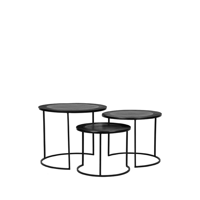 LABEL51 Salontafel Set Tres - Zwart - Metaal - 55 cm van LABEL51 – Luxe comfort op maat van PureWonen. Vraag naar de beste prijs.