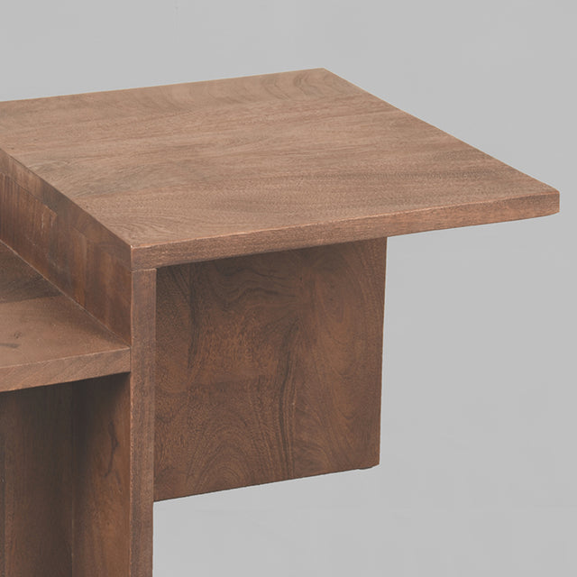 LABEL51 Salontafel Skip - Espresso - Mangohout - 90 cm van LABEL51 - laagste prijs offerte van PureWonen