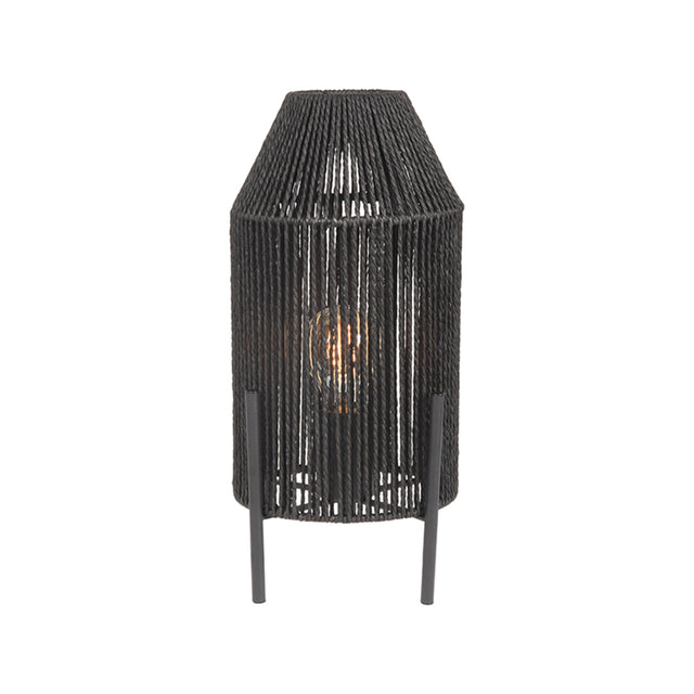 LABEL51 Tafellamp Ibiza - Zwart - Jute van LABEL51 - laagste prijs offerte van PureWonen
