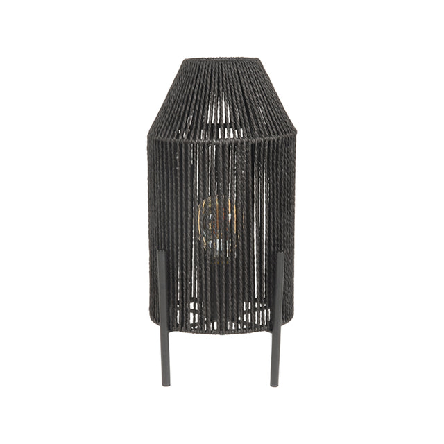 LABEL51 Tafellamp Ibiza - Zwart - Jute van LABEL51 - laagste prijs offerte van PureWonen