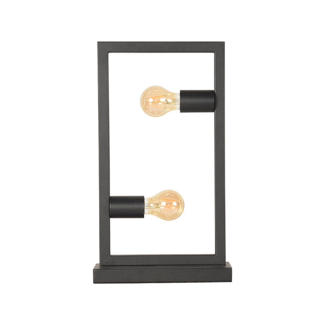 LABEL51 Tafellamp Quadrato - Zwart - Metaal van LABEL51 – Luxe comfort op maat van PureWonen. Vraag naar de beste prijs.