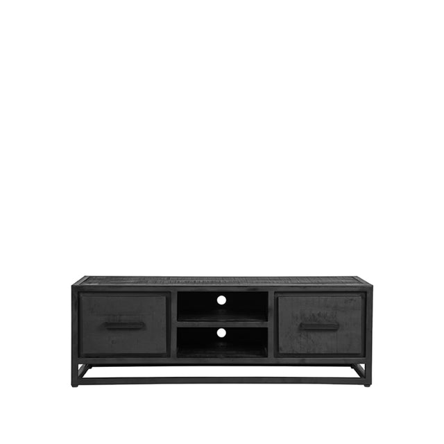 LABEL51 Tv-meubel Chili - Zwart - Mangohout - Tv-Meubel 120 cm van LABEL51 – Luxe comfort op maat van PureWonen. Vraag naar de beste prijs.