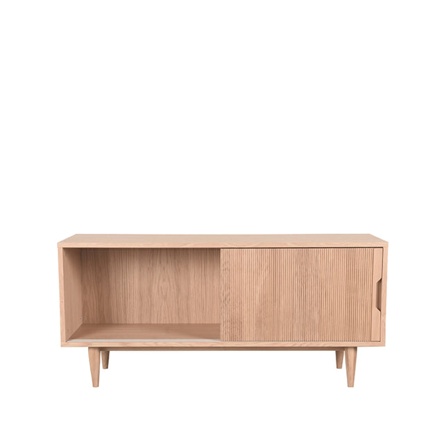 LABEL51 Tv-meubel Jule - Naturel - Eiken - Tv-Meubel 130 cm van LABEL51 – Luxe comfort op maat van PureWonen. Vraag naar de beste prijs.