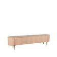 LABEL51 Tv-meubel Oliva - Naturel - Eiken - Tv-Meubel 220 cm van LABEL51 – Luxe comfort op maat van PureWonen. Vraag naar de beste prijs.