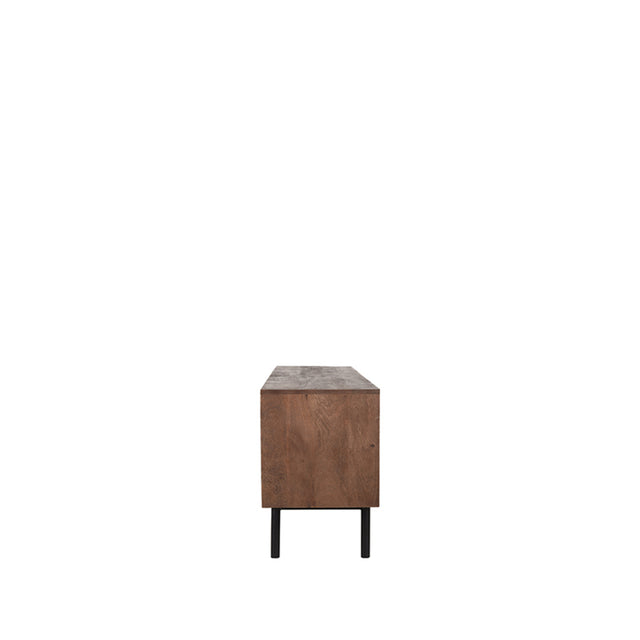 LABEL51 Tv-meubel Rio - Espresso - Mangohout - Tv-Meubel 180 cm van LABEL51 – Luxe comfort op maat van PureWonen. Vraag naar de beste prijs.