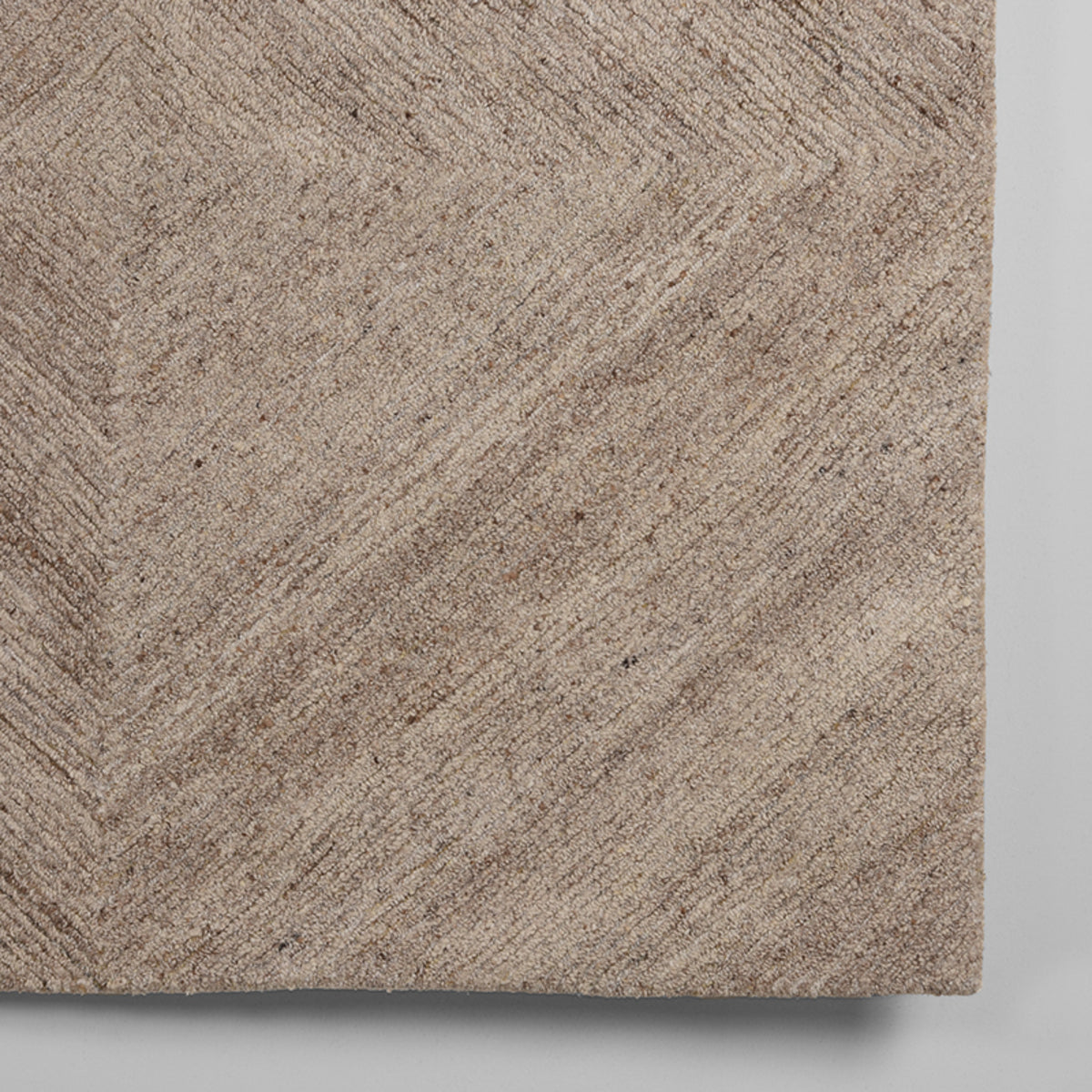 LABEL51 Vloerkleden Blendy - Taupe - Wol - 160x230 cm