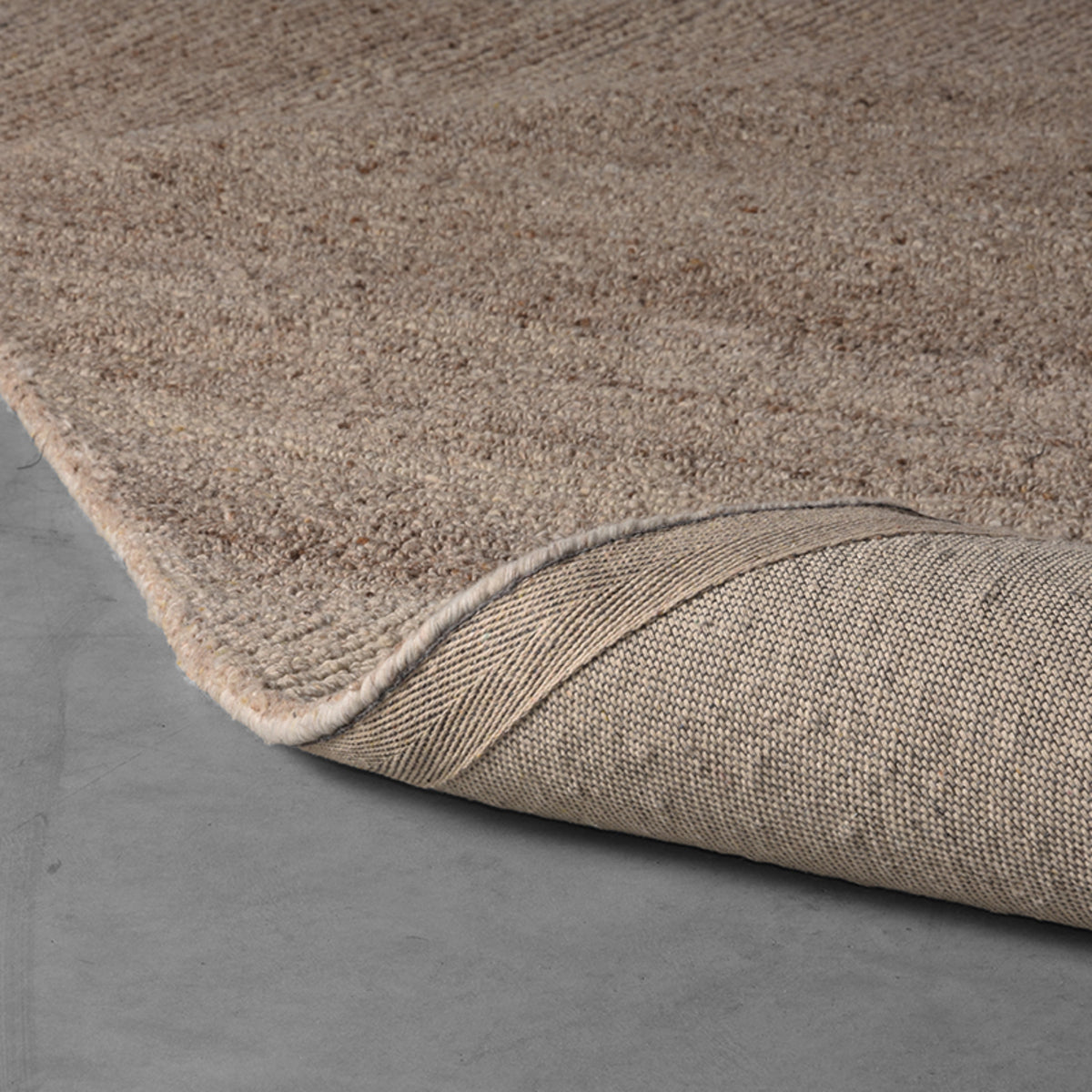 LABEL51 Vloerkleden Blendy - Taupe - Wol - 160x230 cm