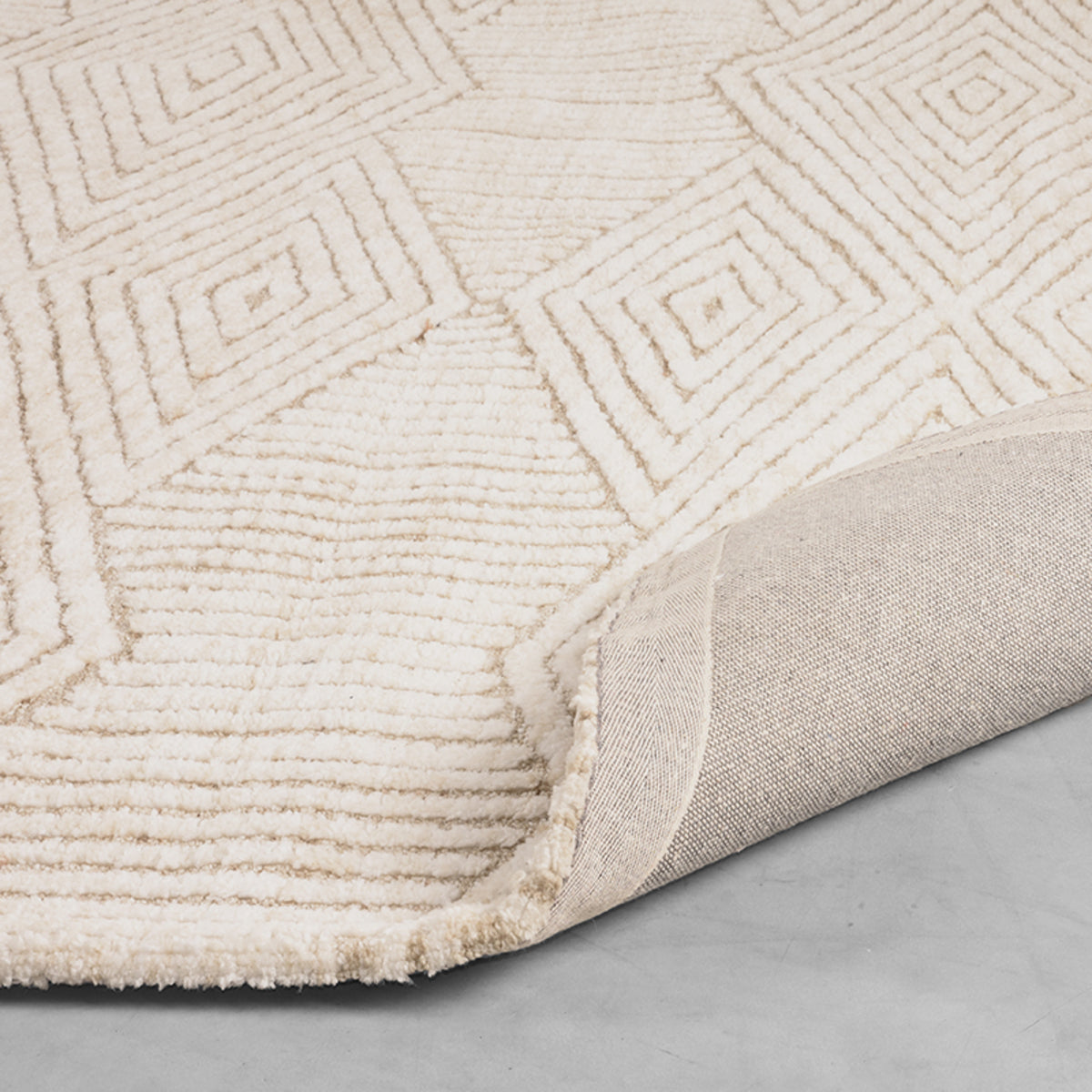 LABEL51 Vloerkleden Cosy - Taupe - Synthetisch - 200x300 cm