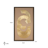 Wall art Eden (Black/gold)