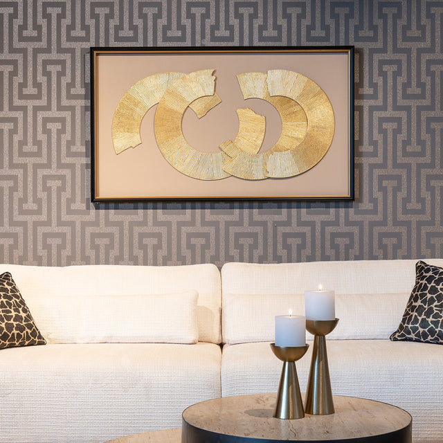 Wall art Eden (Black/gold)