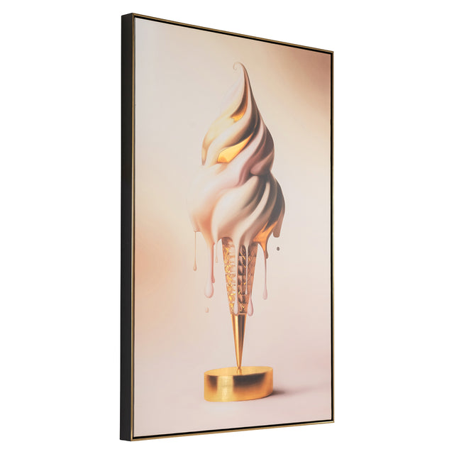 Wall art Icecream (Gold)