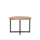 LABEL51 Bijzettafel Dex - Rough - Mangohout - 60 cm van LABEL51 – Luxe comfort op maat van PureWonen. Vraag naar de beste prijs.