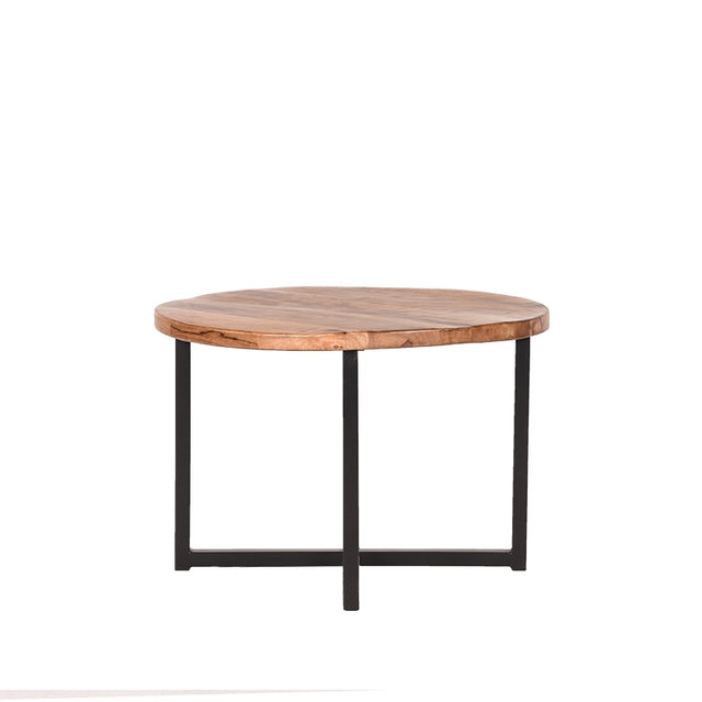 LABEL51 Bijzettafel Dex - Rough - Mangohout - 60 cm van LABEL51 – Luxe comfort op maat van PureWonen. Vraag naar de beste prijs.