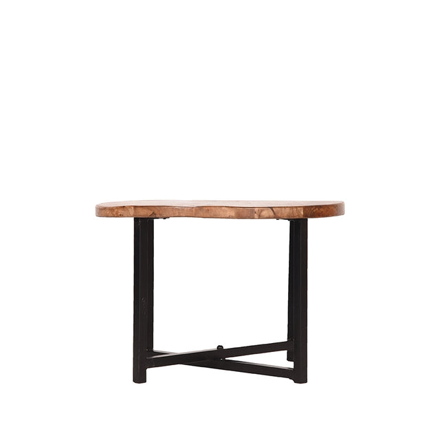 LABEL51 Bijzettafel Dex - Rough - Mangohout - 60 cm van LABEL51 – Luxe comfort op maat van PureWonen. Vraag naar de beste prijs.