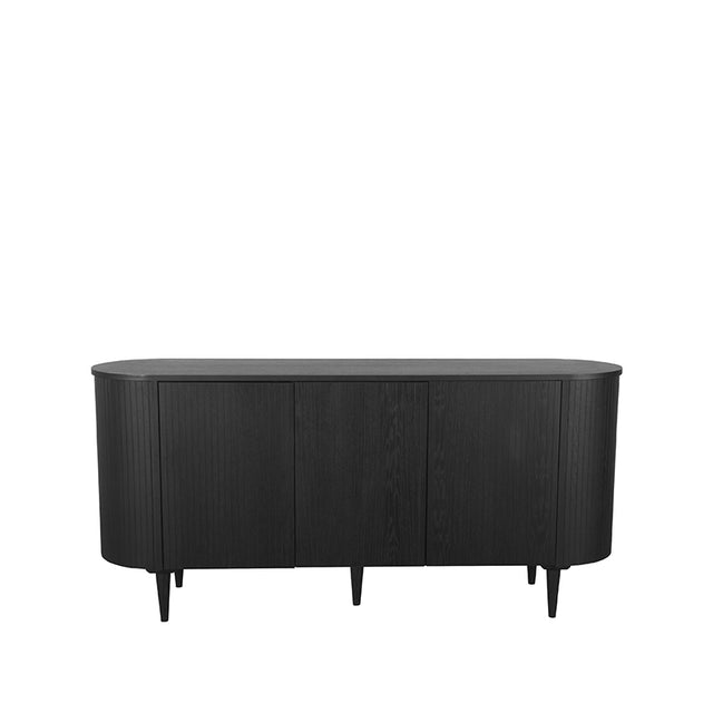 LABEL51 Dressoir Oliva - Zwart - Eiken - Dressoir 180 cm van LABEL51 – Luxe comfort op maat van PureWonen. Vraag naar de beste prijs.