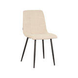 LABEL51 Eetkamerstoel Juul - Zand - Boucle van LABEL51 – Luxe comfort op maat van PureWonen. Vraag naar de beste prijs.