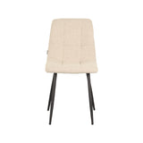 LABEL51 Eetkamerstoel Juul - Zand - Boucle van LABEL51 – Luxe comfort op maat van PureWonen. Vraag naar de beste prijs.