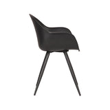 LABEL51 Eetkamerstoel Luca - Zwart - Kunststof van LABEL51 – Luxe comfort op maat van PureWonen. Vraag naar de beste prijs.
