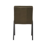 LABEL51 Eetkamerstoel Matz - Army green - Microfiber van LABEL51 – Luxe comfort op maat van PureWonen. Vraag naar de beste prijs.