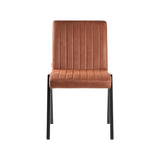 LABEL51 Eetkamerstoel Matz - Cognac - Microfiber van LABEL51 – Luxe comfort op maat van PureWonen. Vraag naar de beste prijs.
