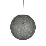 LABEL51 Hanglamp Twist - Grijs - Vlas - L van LABEL51 – Luxe comfort op maat van PureWonen. Vraag naar de beste prijs.