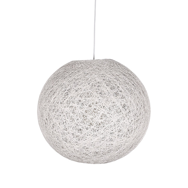 LABEL51 Hanglamp Twist - Wit - Vlas - L van LABEL51 – Luxe comfort op maat van PureWonen. Vraag naar de beste prijs.