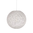 LABEL51 Hanglamp Twist - Wit - Vlas - L van LABEL51 – Luxe comfort op maat van PureWonen. Vraag naar de beste prijs.