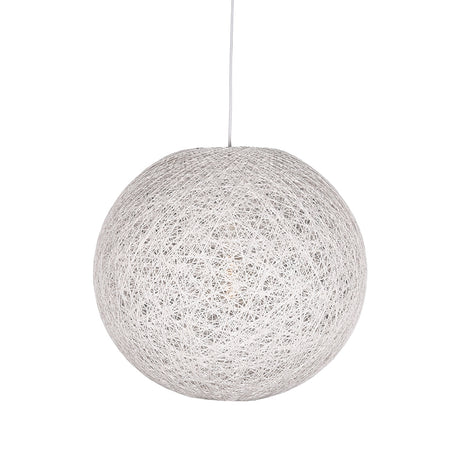 LABEL51 Hanglamp Twist - Wit - Vlas - L van LABEL51 – Luxe comfort op maat van PureWonen. Vraag naar de beste prijs.